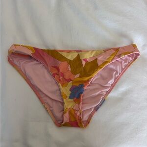 Billabong Pink Floral Bikini Bottoms